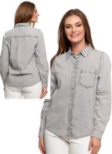 Obrázek z MORAJ DÁM. KOŠILE OKD5500-001 GREY S 